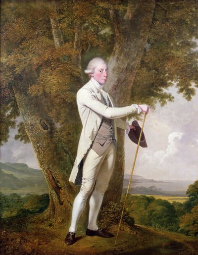 Portrait of John Milnes, 12th Duke of St. Albans (d.1810) by Joseph Wright of Derby